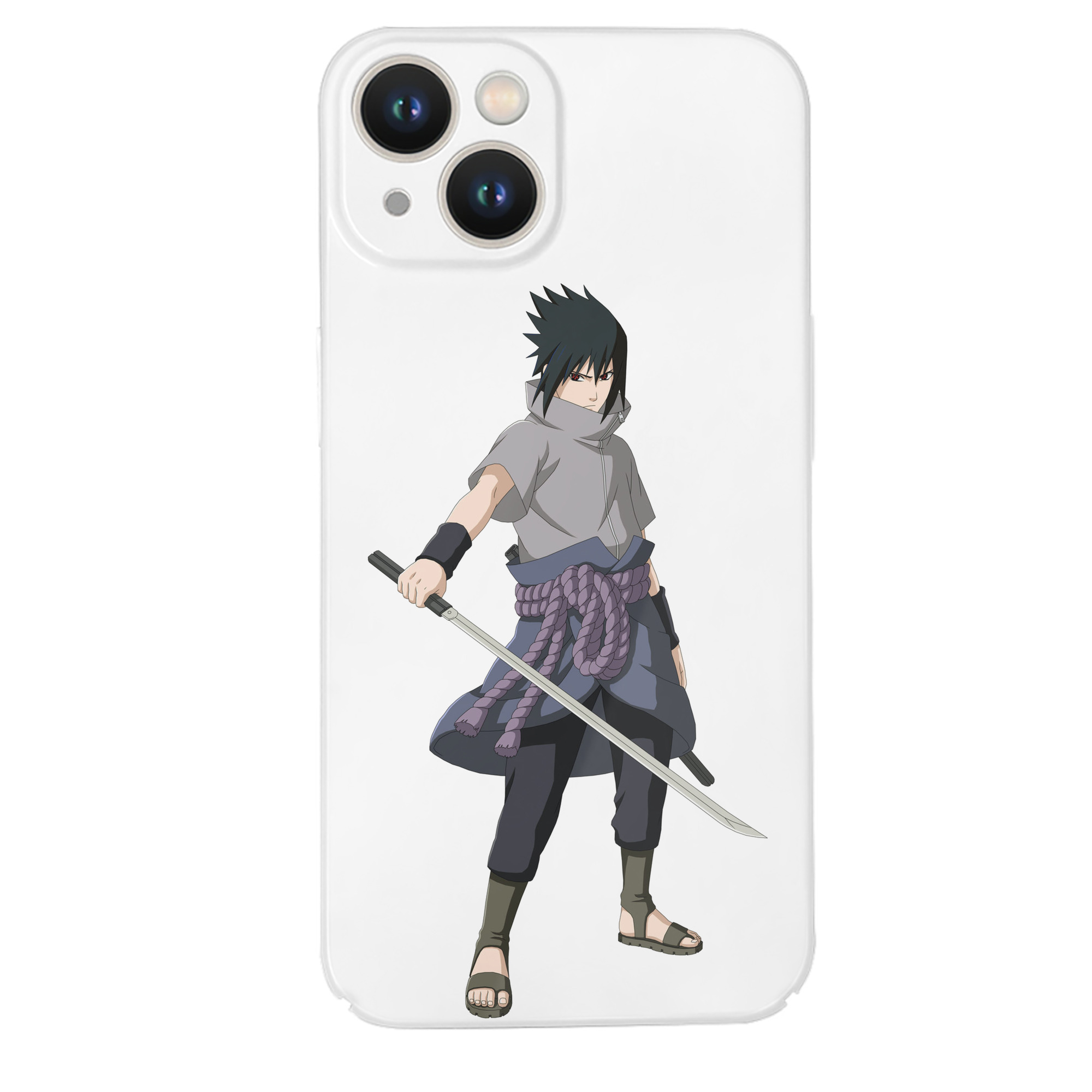 （画像用） NARUTO -ナルト- うちは サスケ Uchiha Sasuke 【iPhone 14シリーズ対応】ハードケース